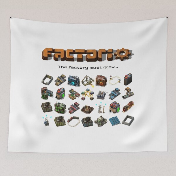 Item preview, Factorio The Factory Must Grow... designed and sold by Anastaciotoy.