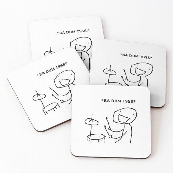 Item preview, Ba Dum Tss Funny Drummer Design Drummer Gift designed and sold by CarrieFCox.