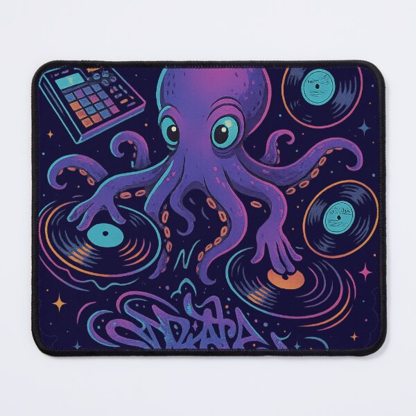 Item preview, Cosmic Octopus DJ – Intergalactic Vinyl Tentacles Vibe designed and sold by KrintoryTees.