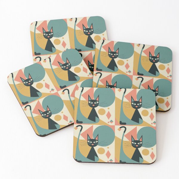 Item preview,  Atomic Cat Pattern designed and sold by Tamas Das.