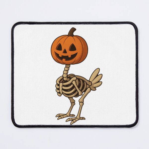 Item preview, Halloween pumpkin headed chicken skeleton designed and sold by Kurwear.