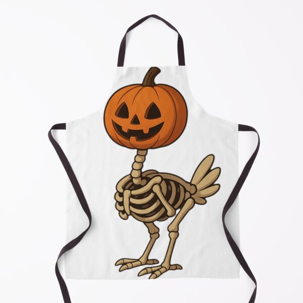 Item preview, Halloween pumpkin headed chicken skeleton designed and sold by Kurwear.