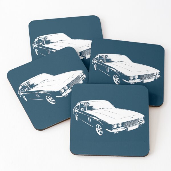 Item preview, Jensen Interceptor 1970s British classic car front 3/4 designed and sold by soitwouldseem.