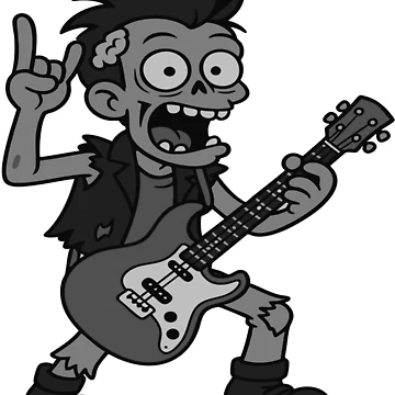 Artwork thumbnail, Zombie Rocker by Marcite