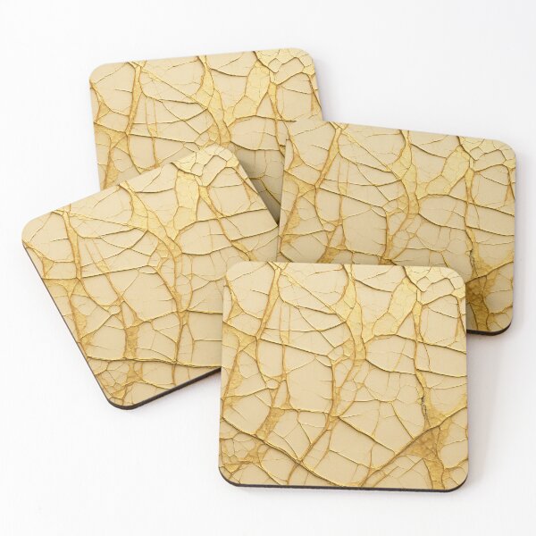 Item preview, Golden Cracks designed and sold by Kaleidoscope Print.