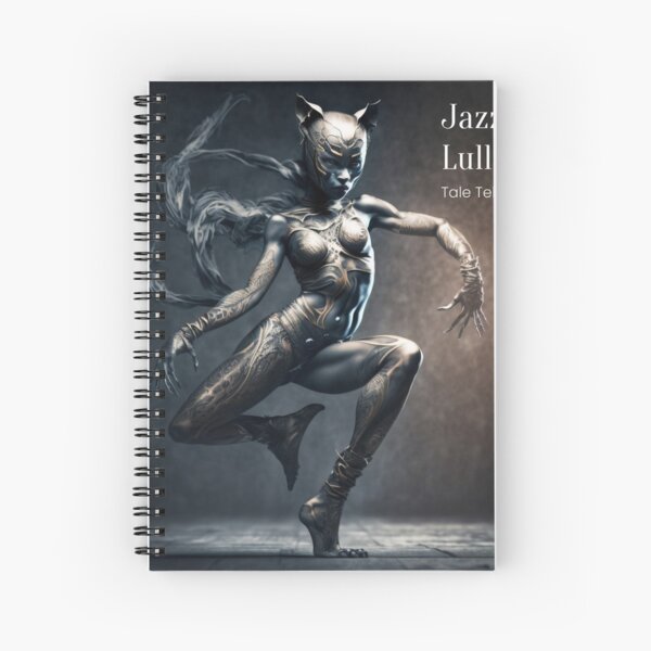 Jazz Lullaby Album Art Tale Teller Club Music Merch Spiral Notebook