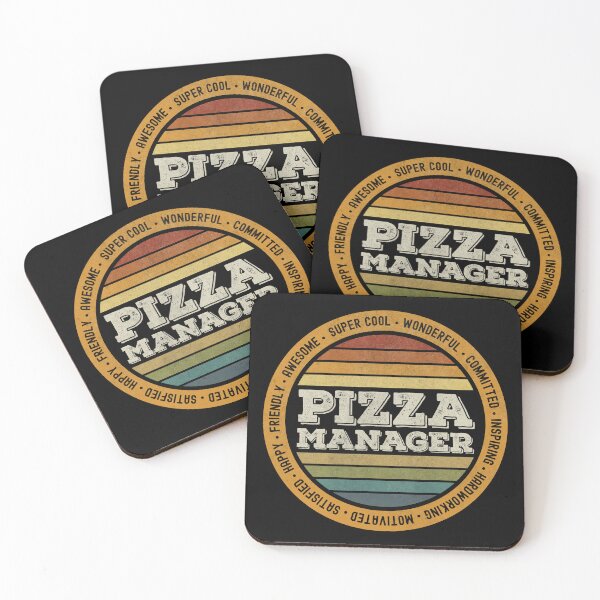 Item preview, Retro Vintage Pizza Manager Delivery Guy designed and sold by MintaApparel.