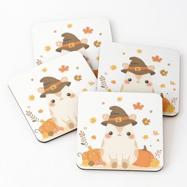 Item preview, Cozy Kawaii Little Animal Fall Illustration designed and sold by ArtBySylvia.