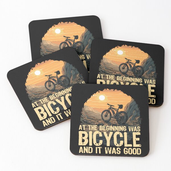 Item preview, At The Beginning Was Bicycle designed and sold by MintaApparel.