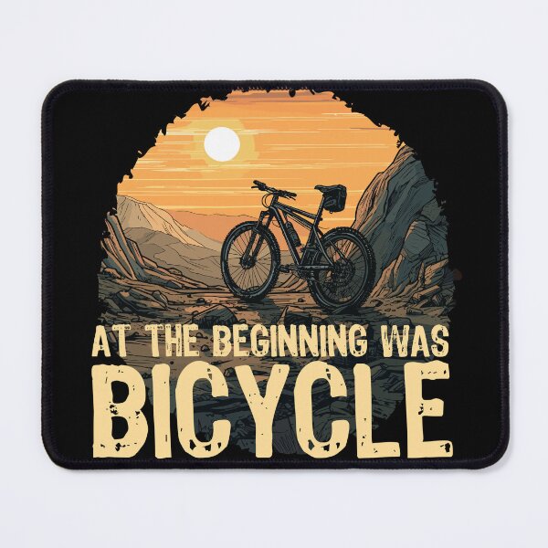 Item preview, At The Beginning Was Bicycle designed and sold by MintaApparel.