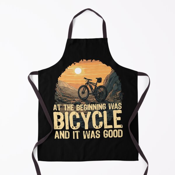 Item preview, At The Beginning Was Bicycle designed and sold by MintaApparel.