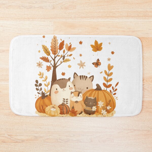 Item preview, Cozy Autumn Forest  Animal Friends designed and sold by ArtBySylvia.
