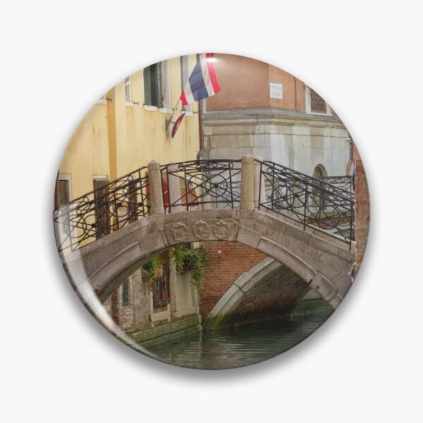 Item preview, A bridge over calm canal in Venice Italy designed and sold by John Gilham - Landscape Photography.