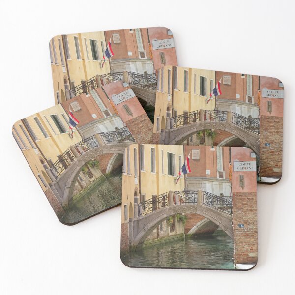 Item preview, A bridge over calm canal in Venice Italy designed and sold by John Gilham - Landscape Photography.
