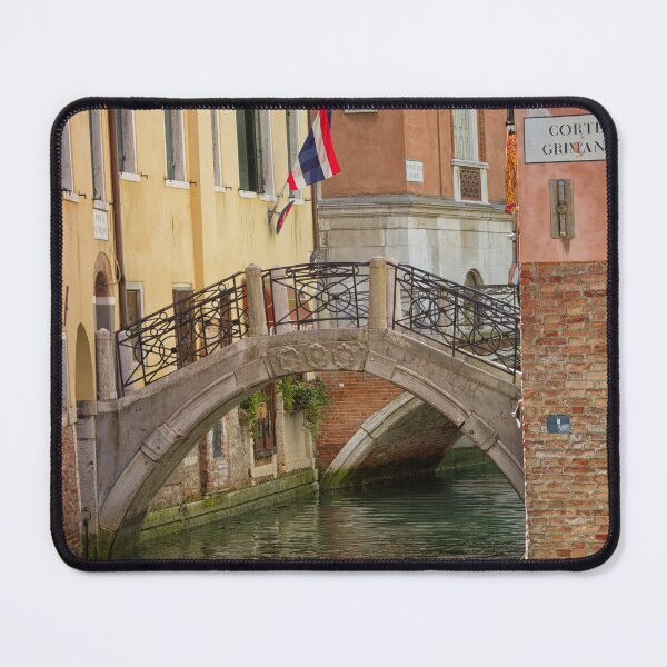 Item preview, A bridge over calm canal in Venice Italy designed and sold by John Gilham - Landscape Photography.