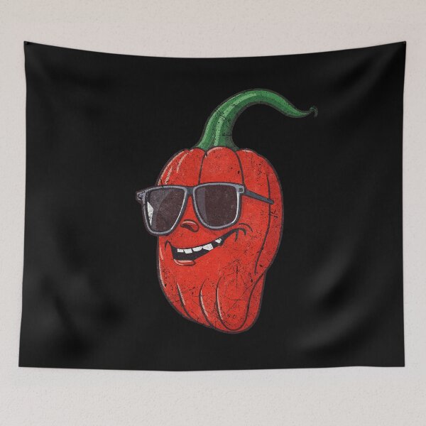 Item preview, Vintage Hot Spicy Food Sauce Chili Pepper Jalapeno Lover designed and sold by MintaApparel.