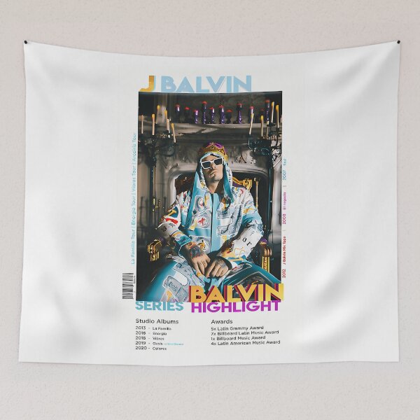 Item preview, Singer Colores Logo Colombian Rapper designed and sold by SavoryRayleeMo.
