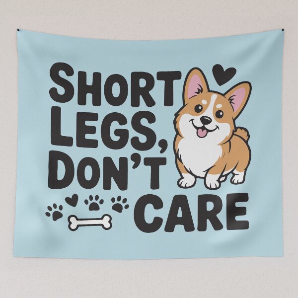 Item preview, Corgi Short Legs Don’t Care Funny Quote designed and sold by BrownHorse90s.