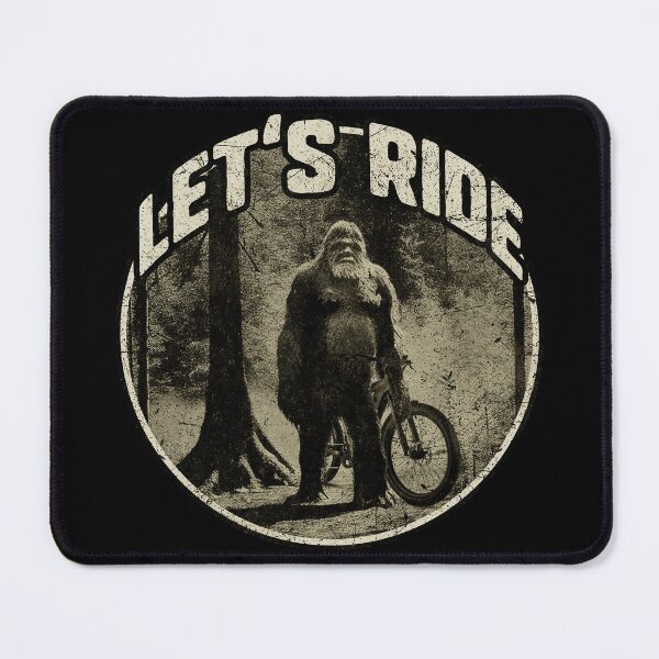 Item preview, Woods Dude Bigfoot Bike Rider designed and sold by MintaApparel.