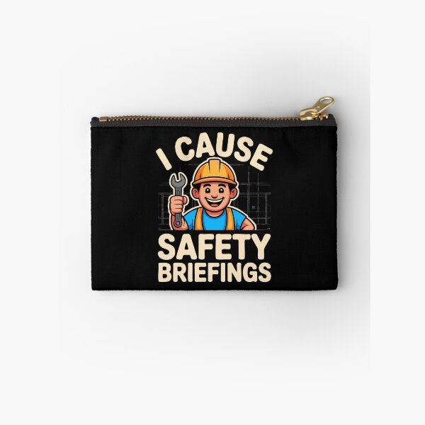 Item preview, Funny Construction Safety Briefing Hard Hat Humor Builder Worker designed and sold by w1ckerman.