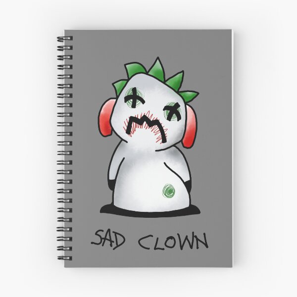 Item preview, Sad Clown Ghost designed and sold by Yeomans Cartoons.