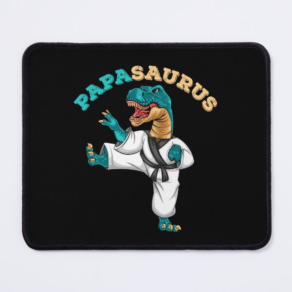 Item preview, Papasaurus TRex Dinosaur Funny Papa Saurus Karate Daddy designed and sold by MintaApparel.