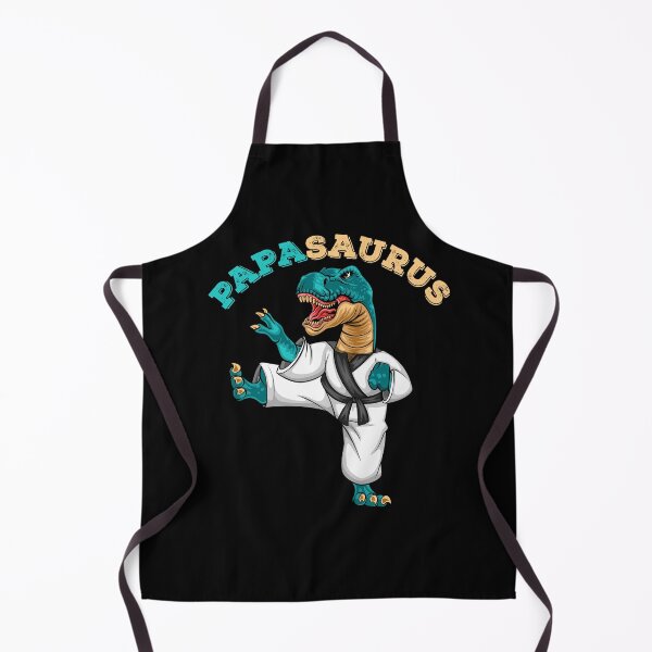Item preview, Papasaurus TRex Dinosaur Funny Papa Saurus Karate Daddy designed and sold by MintaApparel.