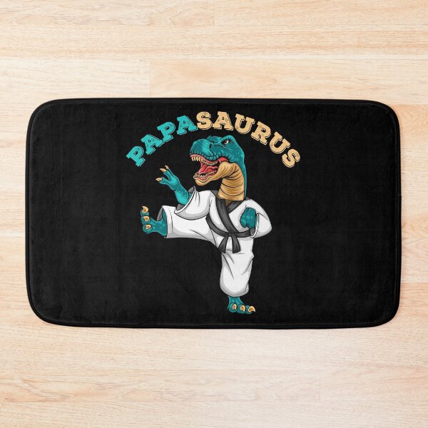 Item preview, Papasaurus TRex Dinosaur Funny Papa Saurus Karate Daddy designed and sold by MintaApparel.
