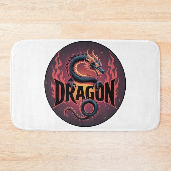 Item preview, fiery black dragon with fire emblem logo , Legendary Animals,dragon art,Legendary dragon designed and sold by Expressions-Sel.