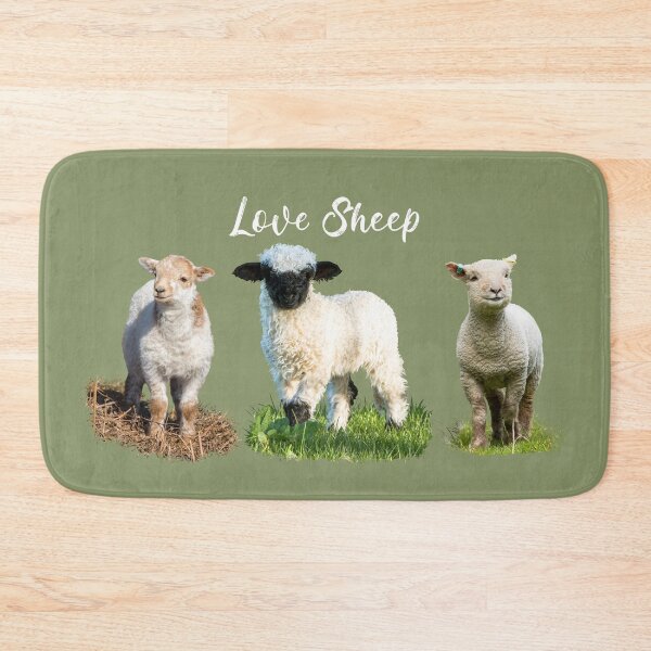 Item preview, Love Sheep Placement Print II designed and sold by Jane Stanley Photography.