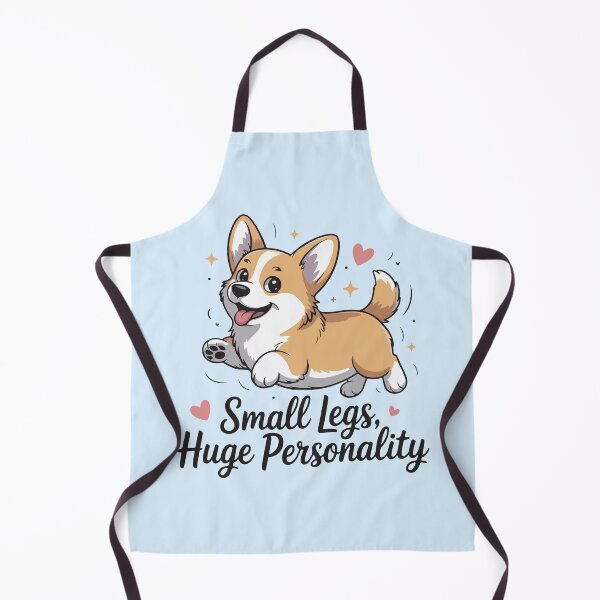 Item preview, Small Legs Huge Personality Cute Corgi Quote designed and sold by BrownHorse90s.