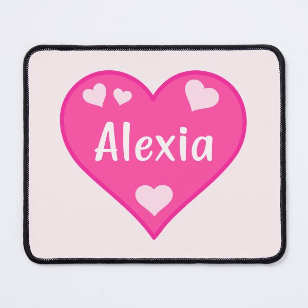 Item preview, Alexia Name Pink Heart designed and sold by Jeallan Designs.