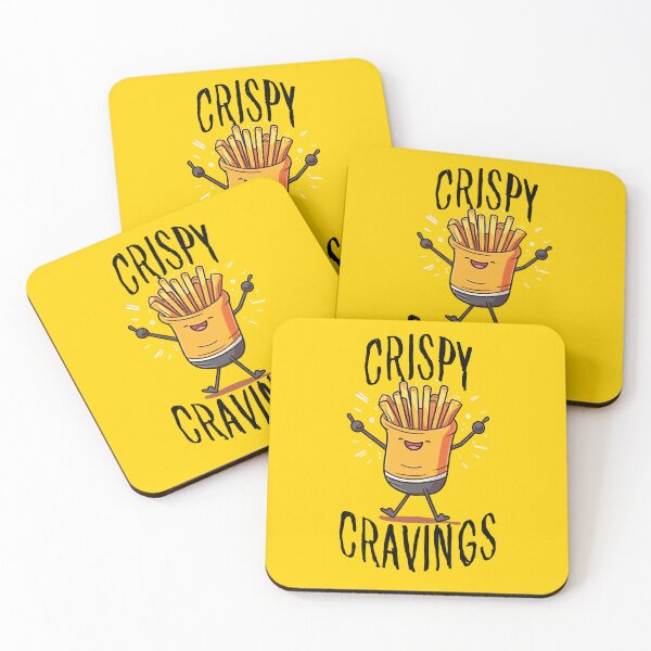 Item preview, Funny Crispy Craving French Fries designed and sold by MintaApparel.