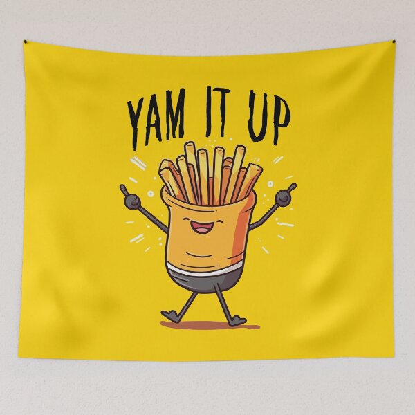 Item preview, Funny Yam it Up French Fries designed and sold by MintaApparel.