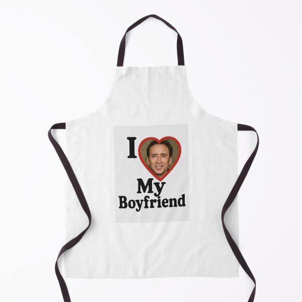 Item preview, Nicolas Cage I love my boyfriend birthday funny prank meme gift weird designed and sold by CheeseBlueprint.
