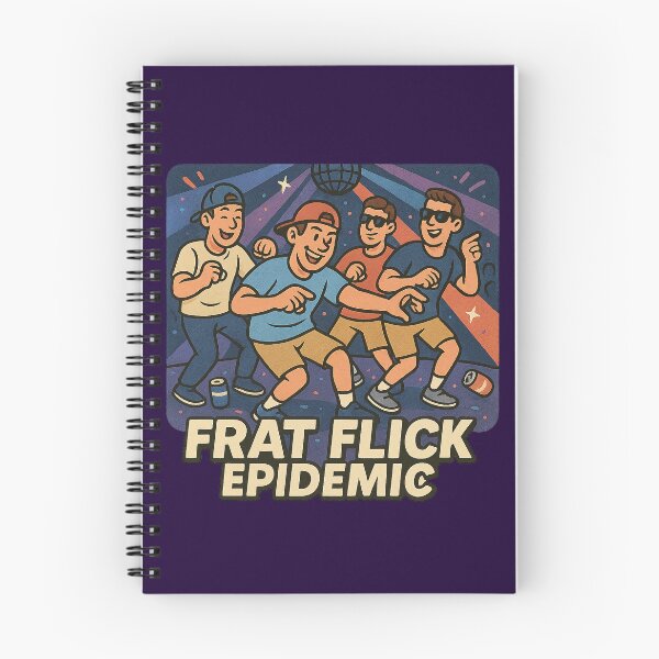 Item preview, Frat Flick Epidemic – Funny College Party Meme Design designed and sold by Bratak.