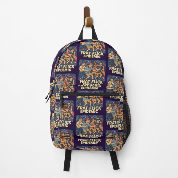 Item preview, Frat Flick Epidemic – Funny College Party Meme Design designed and sold by Bratak.