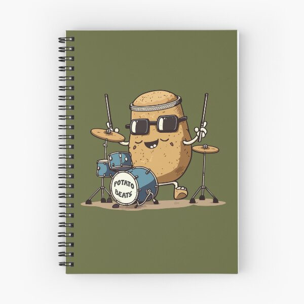 Item preview, Funny Potato Lover Drummer Boy Tater Tots French Fries designed and sold by MintaApparel.