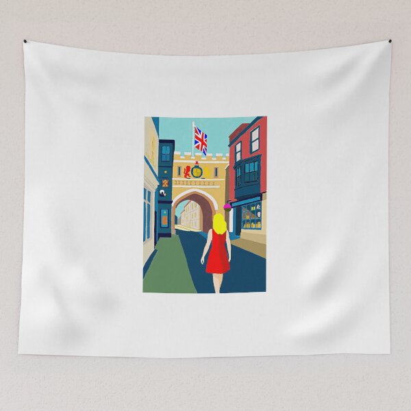 Item preview, Walking by the High Street Gate  designed and sold by SJHorsfall.