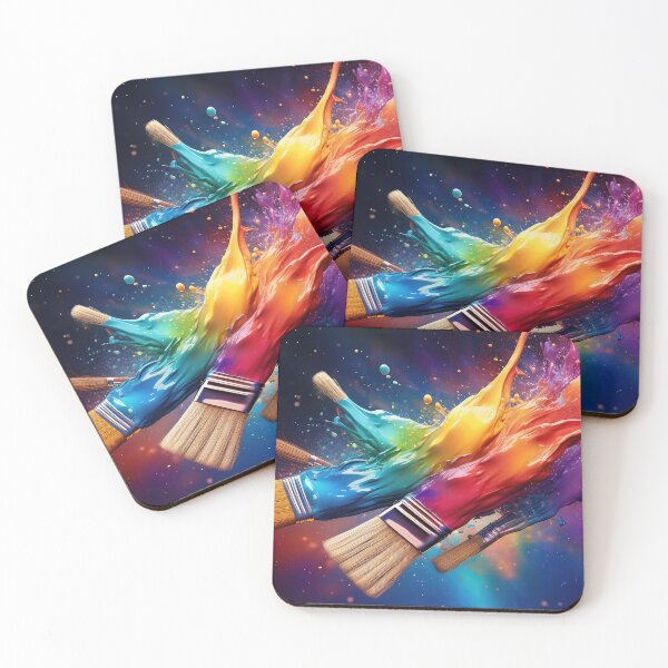 Item preview, Vibrant Abstract Paint Splash Art designed and sold by psychminter.