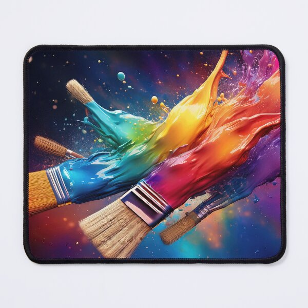 Item preview, Vibrant Abstract Paint Splash Art designed and sold by psychminter.