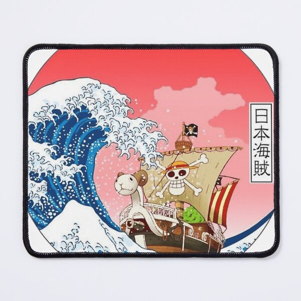 Item preview,  Straw Hat Pirates Monkey D. Luffy - The Great Wave Off Kanagawa By Katsushika Hokusai designed and sold by Dorianisher.
