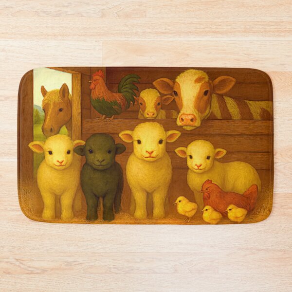 Item preview, Barnyard Family designed and sold by Leslie Montgomery Art.