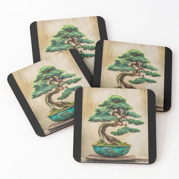 Item preview, Japanese Peaceful Bonsai Tree Art designed and sold by bapupa.