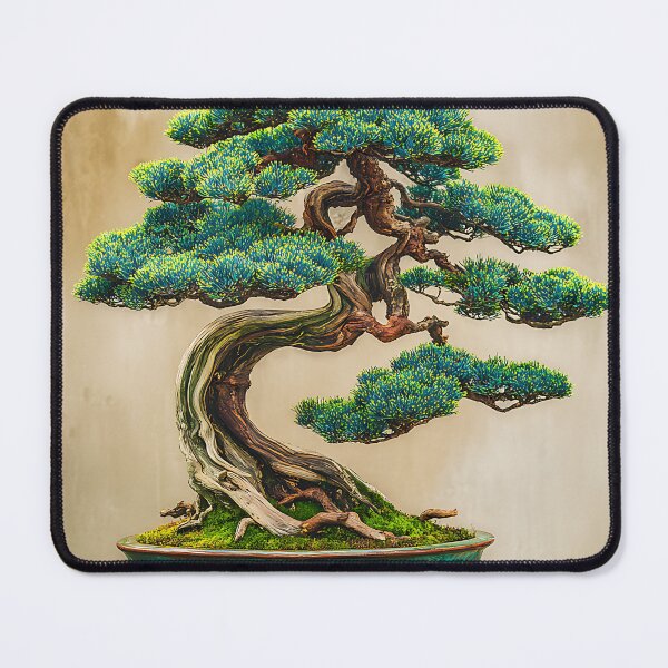 Item preview, Japanese Peaceful Bonsai Tree Art designed and sold by bapupa.