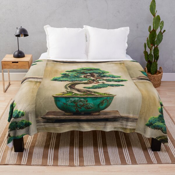 Item preview, Japanese Peaceful Bonsai Tree Art designed and sold by bapupa.