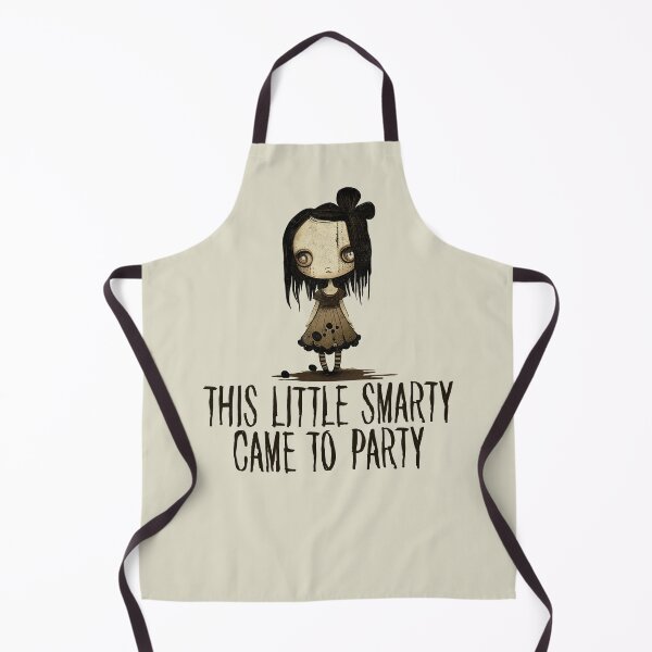 Item preview, Funny Cartoon Dark Gothic Style Little Doll Girl designed and sold by MintaApparel.