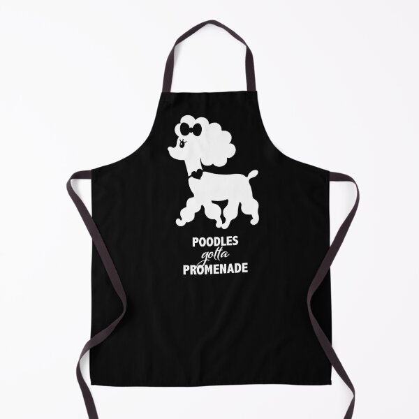 Item preview, Poodles Gotta Promenade – Chic French Poodle designed and sold by AntiqueImages.