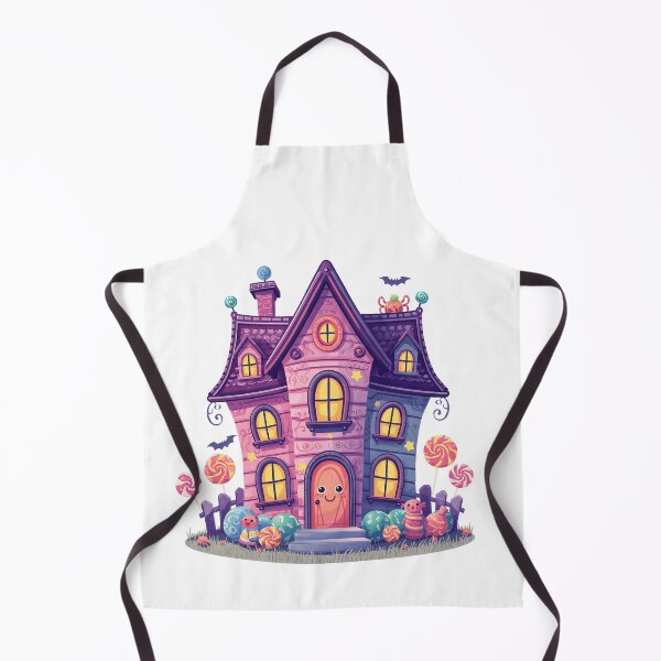 Item preview, Cute 3D Halloween Castle for Spinetingling Fun, a purple house with lights designed and sold by PWDigitalArt.