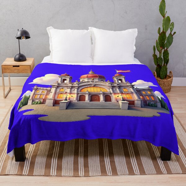 Item preview, Vienna State Opera in Austria 3D Cute Sketch with Austrian Flag,  designed and sold by PaintMeWorld.